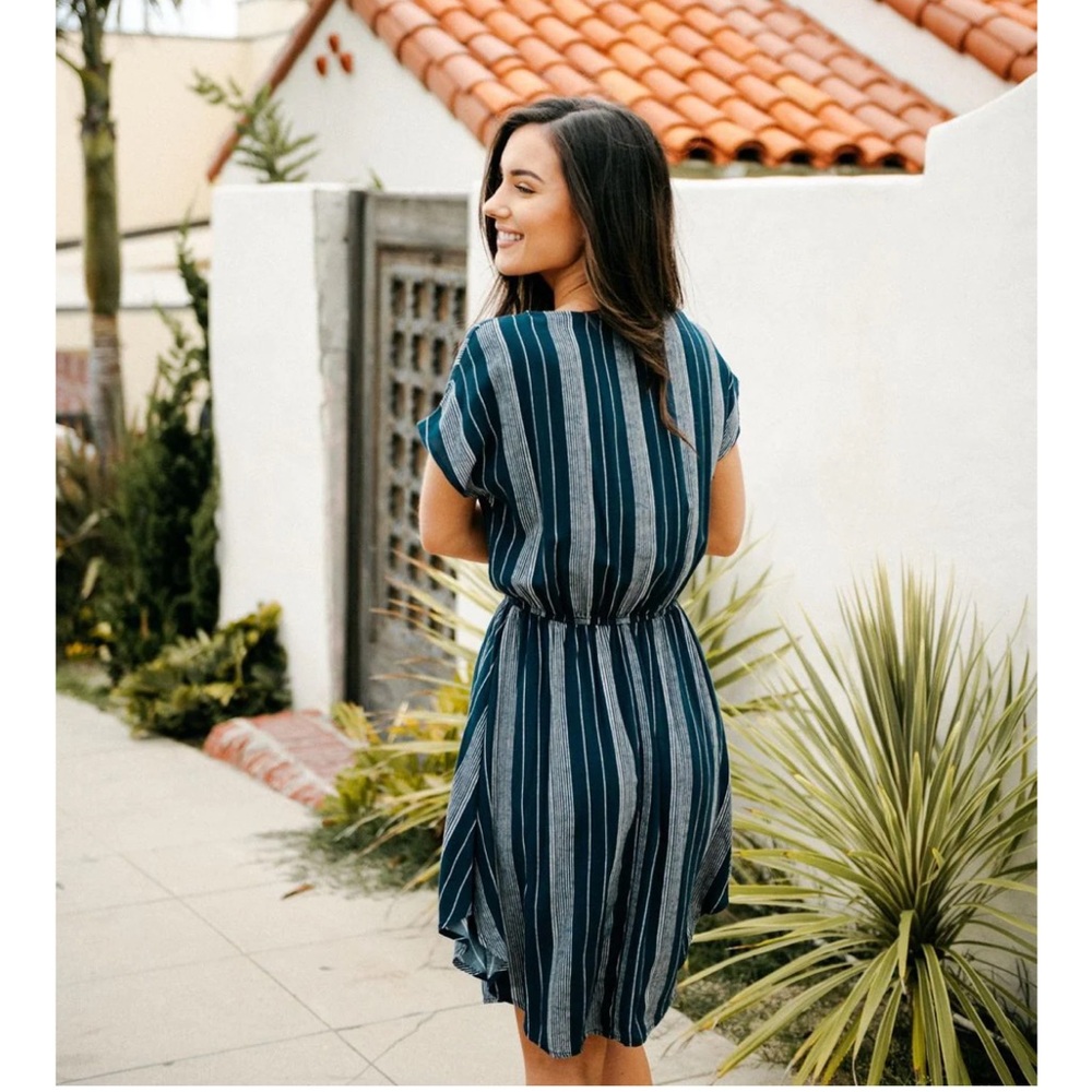 Sozy Kailani Blue Stripe Dress 🦋💙